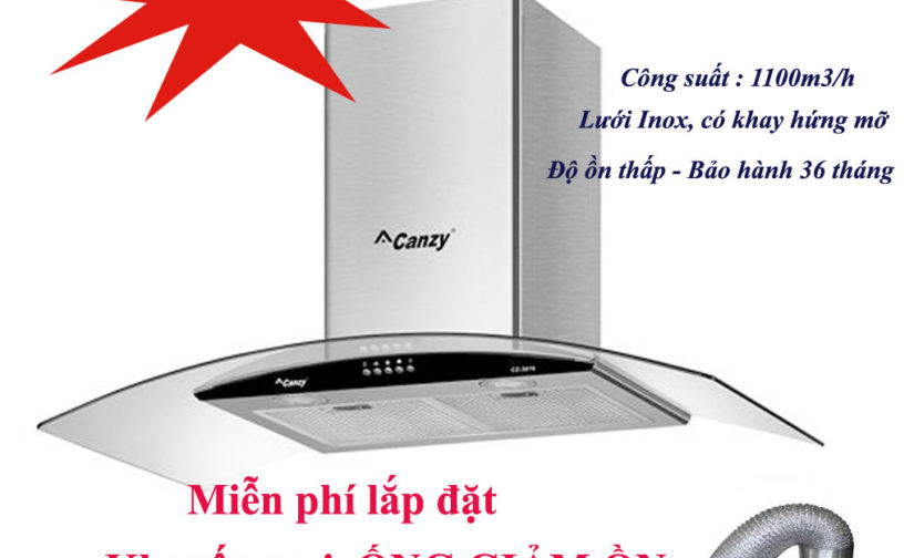 Máy hút mùi kính cong Canzy CZ 4680
