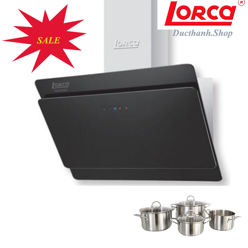 6008c-90 Máy hút mùi Lorca TA 6008C-70/90cm - Ảnh 1