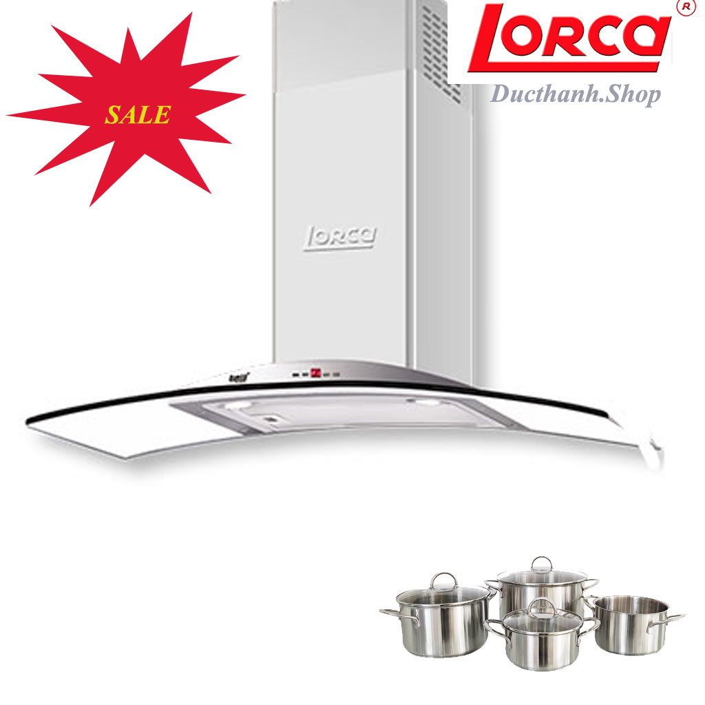 TA2005E Máy hút mùi Lorca TA 2005E-70/90cm - Ảnh 1
