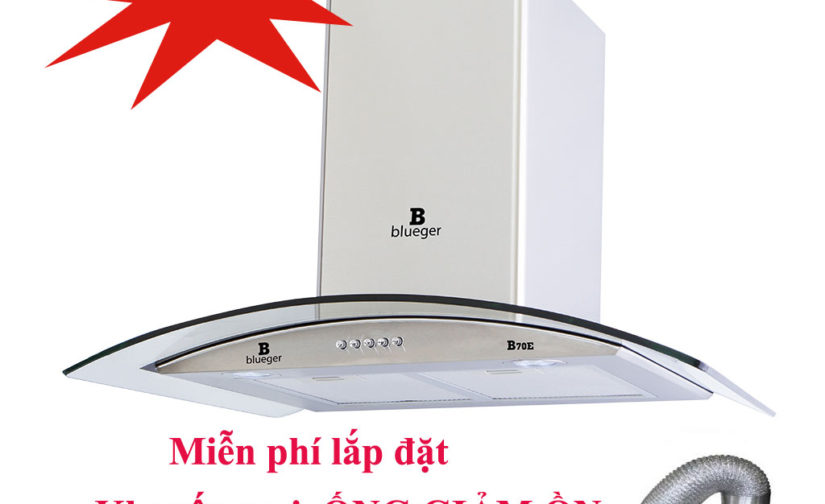 Máy hút mùi kính cong Blueger B70E