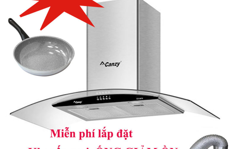 Máy hút mùi kính cong Canzy CZ 3670