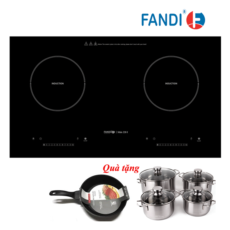 228i Bếp từ Fandi FD-SLIDE 228I - bảo hành 5 năm - Ảnh 1
