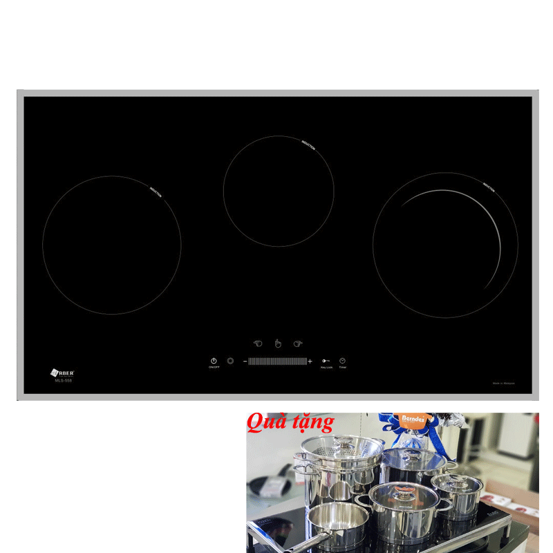 558 Bếp 3 từ Arber AB558 NK Malaysia - Ảnh 1