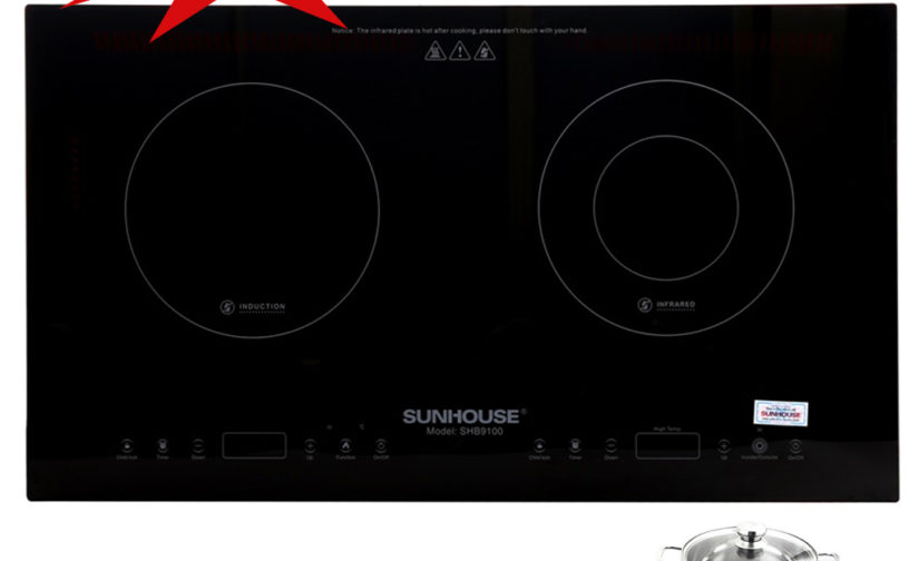Bếp 1 từ 1 hồng ngoại Sunhouse SHB 9100