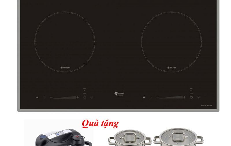 Bếp 2 từ Arber AB555 NK Malaysia