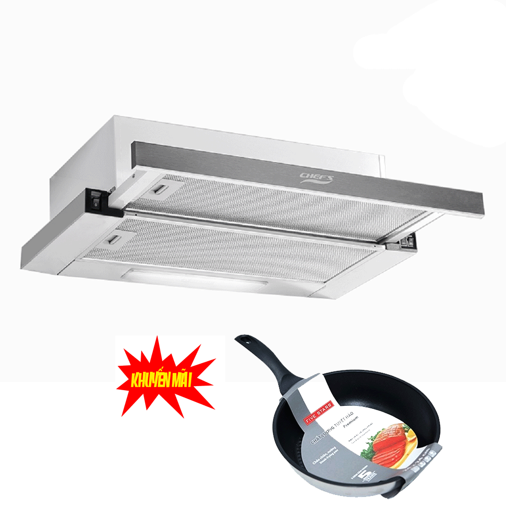 R906E7 Máy hút khử mùi Chefs R-906E - Ảnh 1