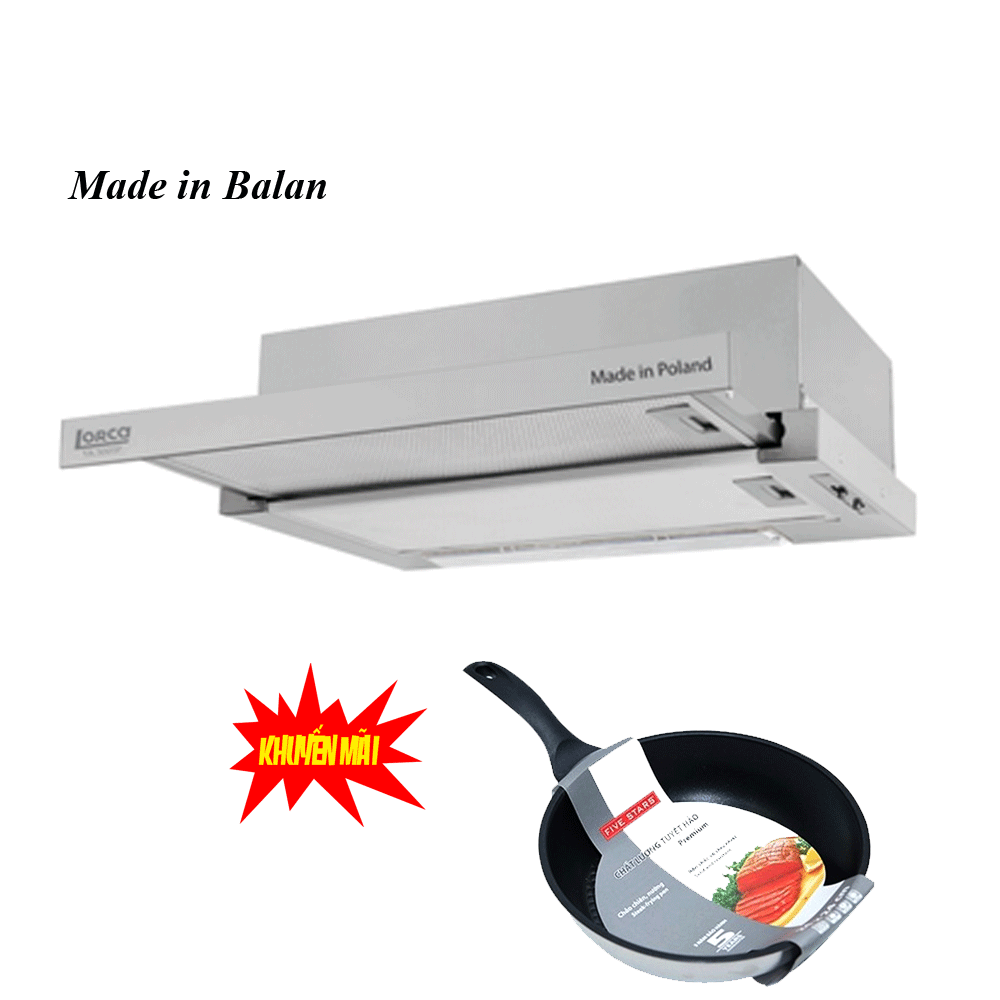 TA3005P Máy hút khử mùi LORCA TA-3005P - Ảnh 1