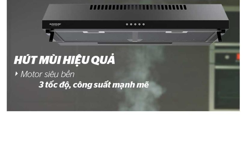 Máy hút mùi Sunhouse SHB 6118B