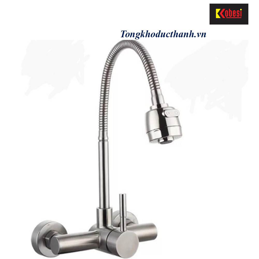 207 VÒI RỬA CHÉN NÓNG LẠNH CẮM TƯỜNG KOBESI KB 207 (MODEL: KB 207) - Ảnh 1