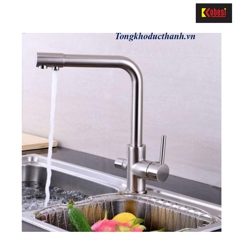 3009 VÒI RỬA CHÉN NÓNG LẠNH KOBESI KB 3009 RO - Ảnh 1