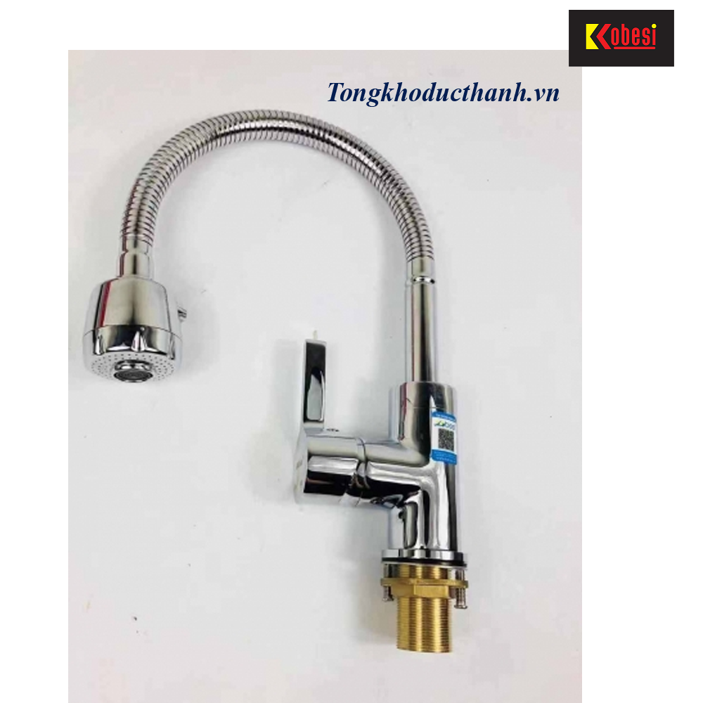 409 VÒI RỬA CHÉN MÊM 2 ĐƯỜNG NƯỚC KOBESI KB 409 (MODEL: KB 409B) - Ảnh 1
