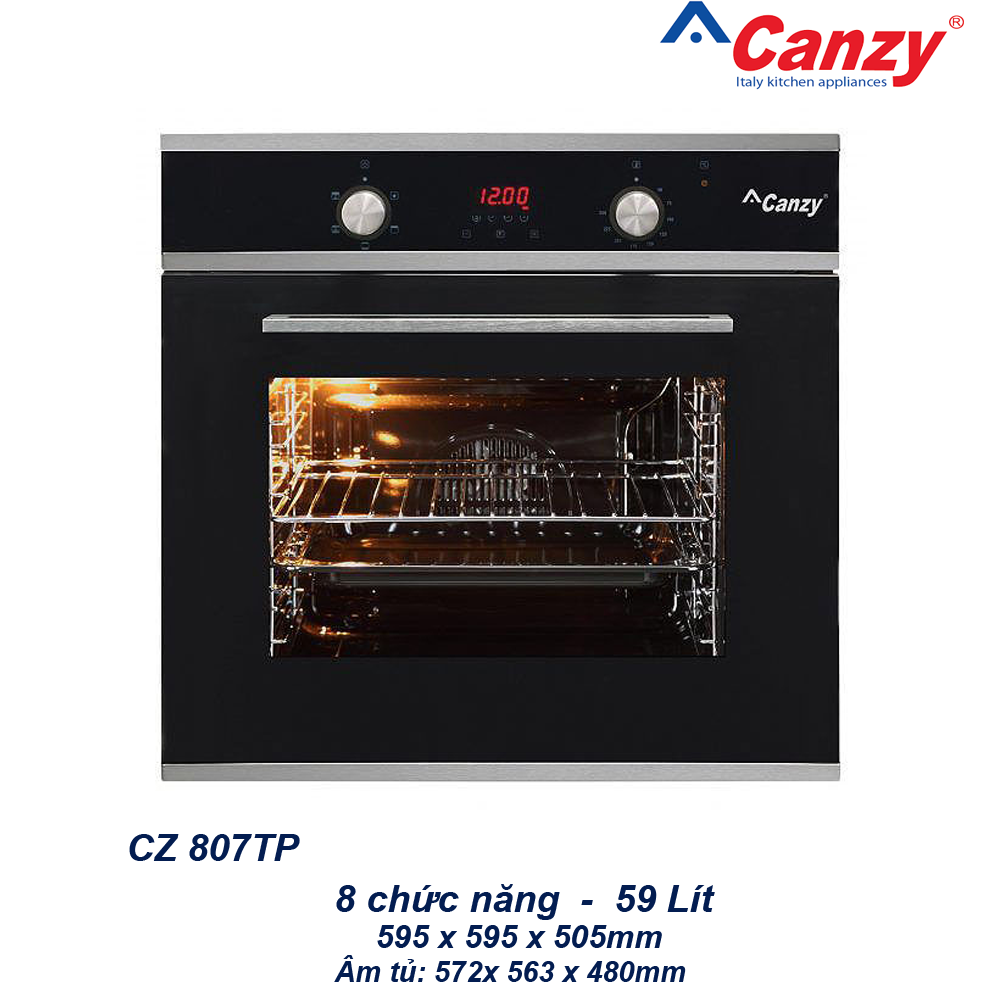 807TP Lò nướng Canzy CZ 807TP (59 lít) - Ảnh 1
