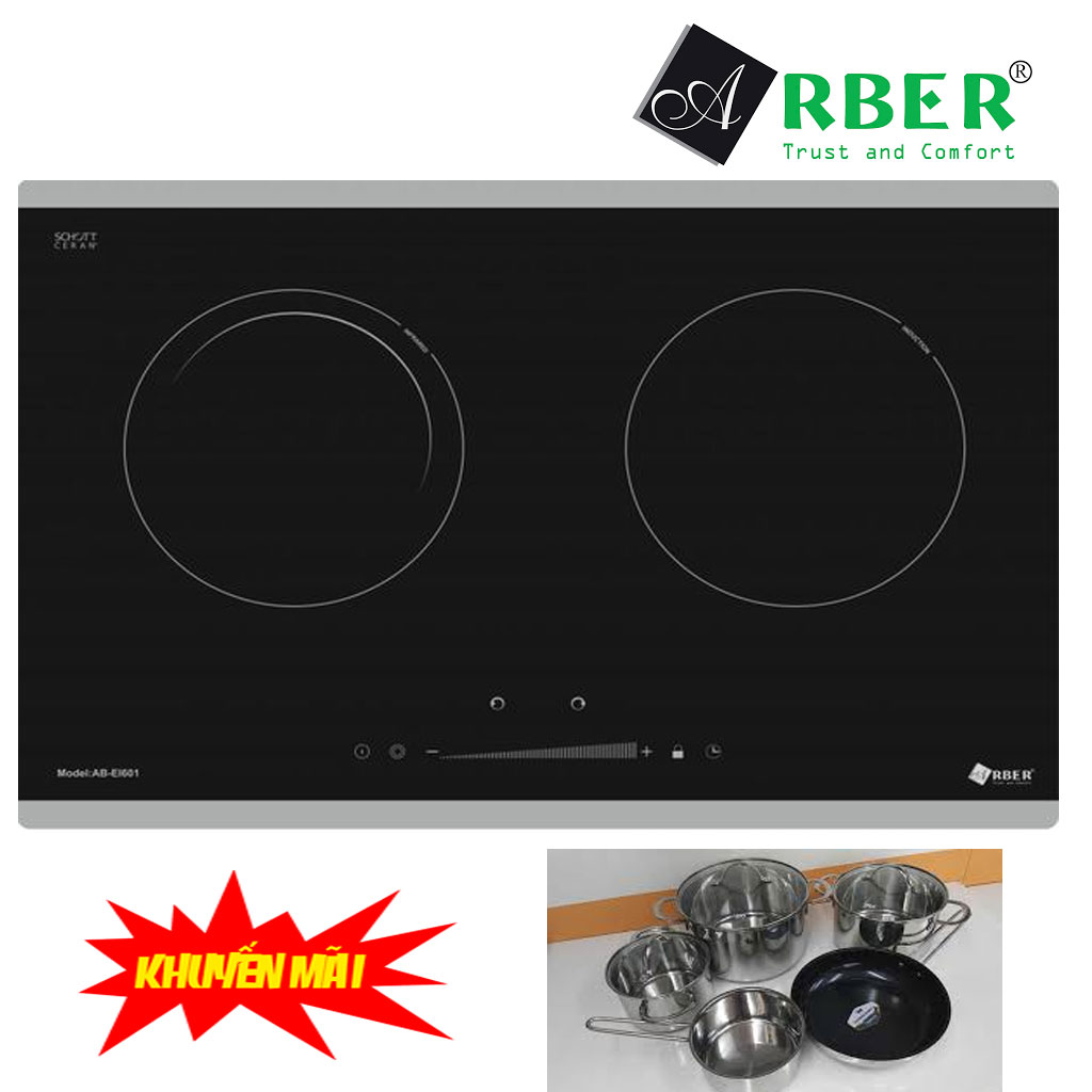 ab601 BẾP TỪ ĐÔI Arber AB-EI601 - Ảnh 1