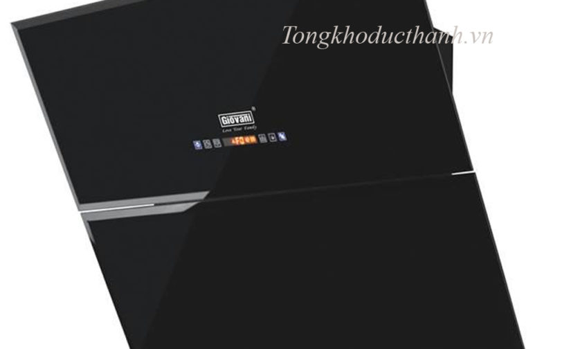 Máy hút mùi kính vátGiovani G-775RS tự động mở cửa hút khi vận hành