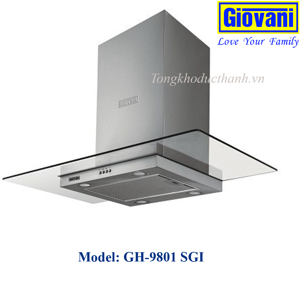 9801SGI Máy hút mùi đảo Giovani GH-9801 SGI - Ảnh 1