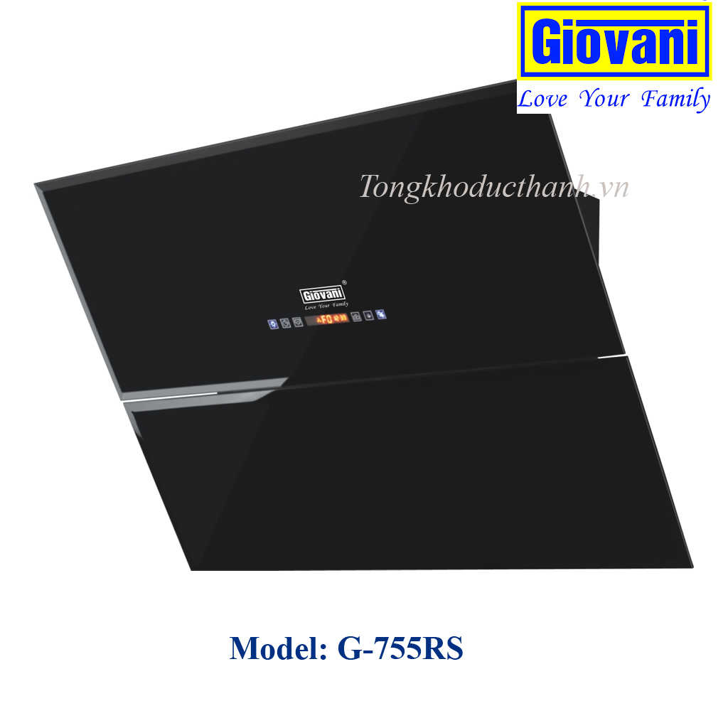 G-755RS Máy hút mùi kính vátGiovani G-755RS điều khiển từ xa - Ảnh 1