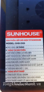 Bếp từ Sunhouse SHB Di05 - Ảnh 3