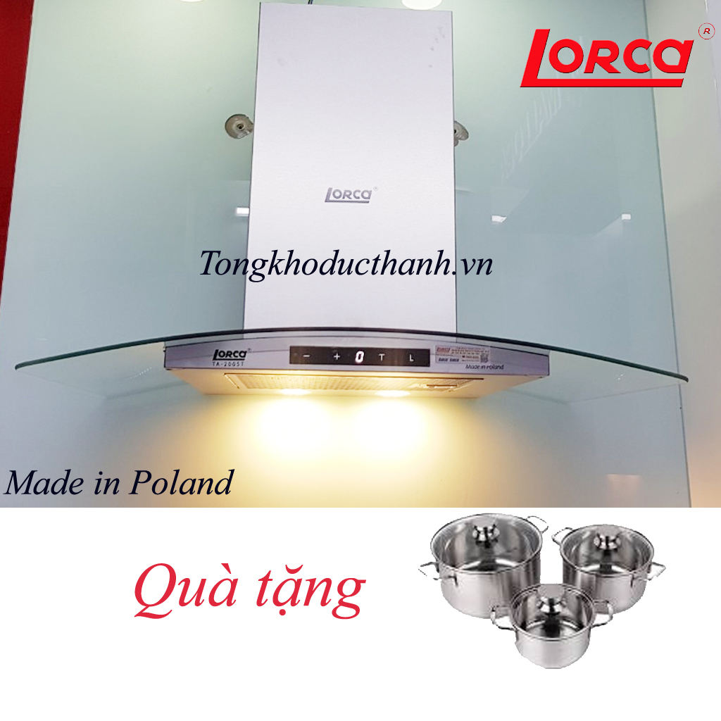 Lorca-TA2005t Máy hút mùi Lorca TA 2005T-70Cm - Ảnh 1