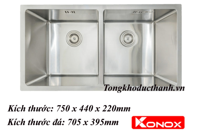 Chậu rửa bát Konox KN7544DUB