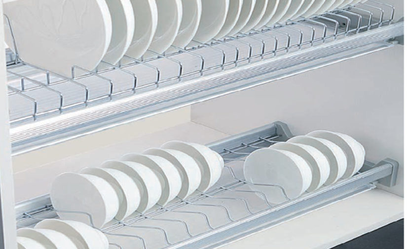 Giá bát, đia cố định 3 tầng Sevilla Inox 600/700/900mm