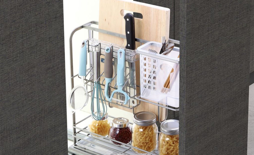 Giá dao thớt nan dẹt Inox mạ Chrome GD 25/30/35/40