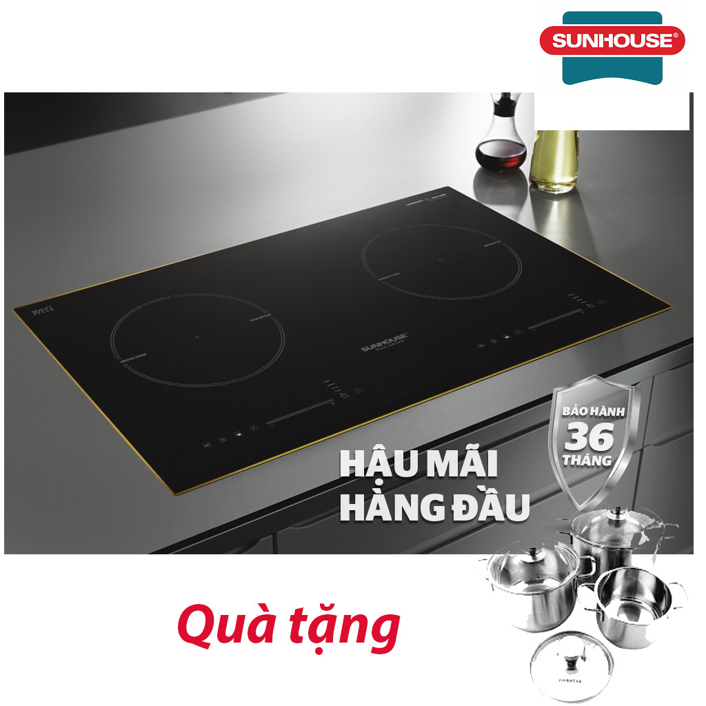 08i BẾP ĐÔI ĐIỆN TỪ SUNHOUSE SHB DI08 ( bỏ mẫu) - Ảnh 1