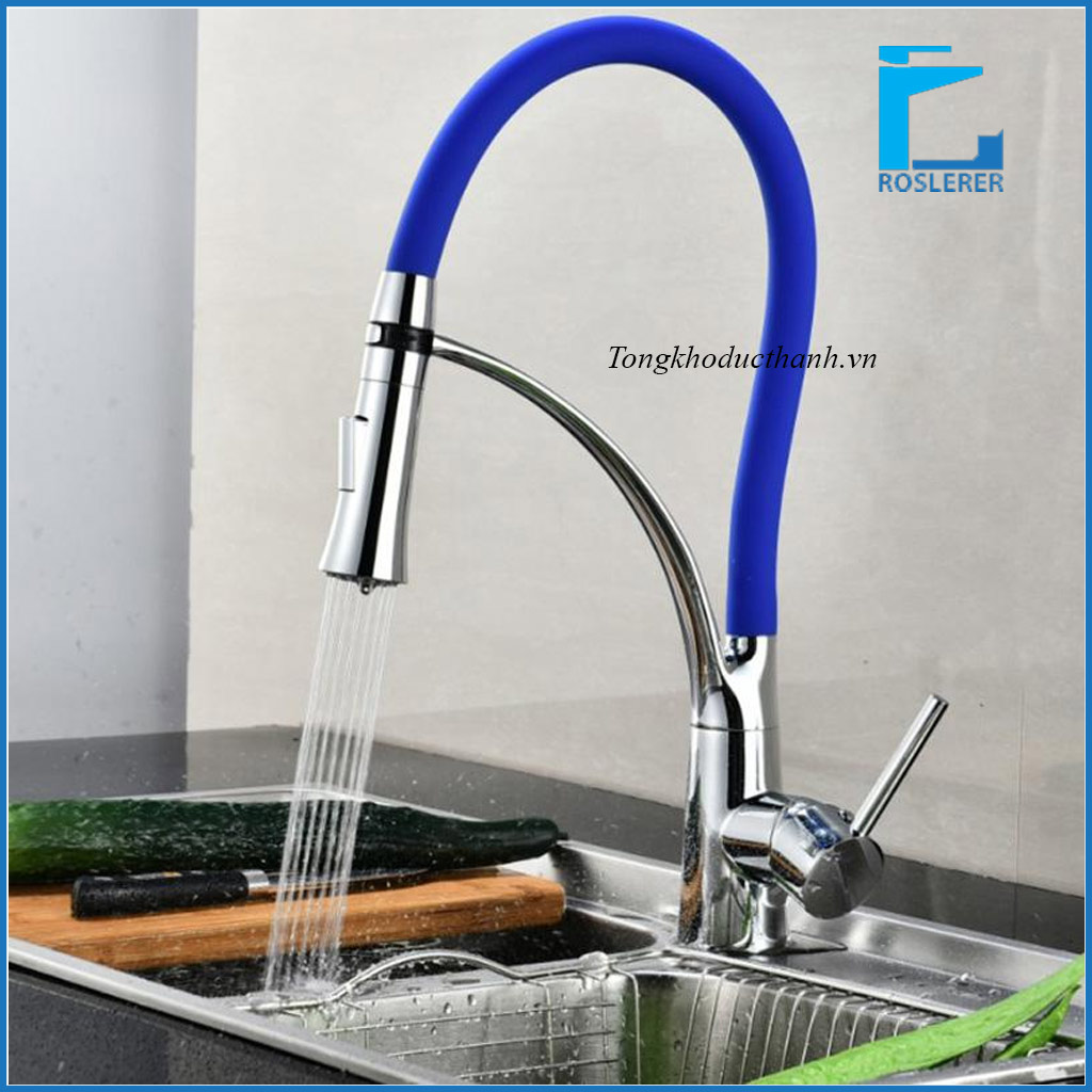 Vòi-rửa-bát-Roslerer-RL-909-Blue Vòi-rửa-bát-Roslerer-RL-909-Blue