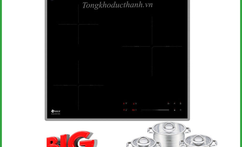Bếp từ Arber AB334S ( bo viền nhôm kính)