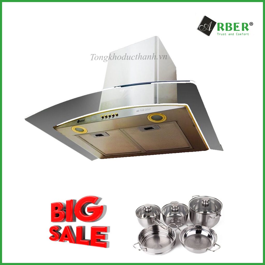 máy-hút-mùi-Arber-AB700E-Gold Máy hút mùi Arber AB700E GOLD - Ảnh 1
