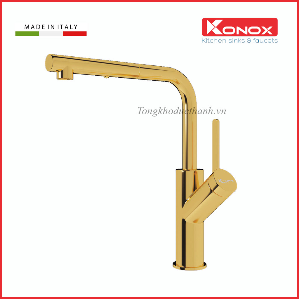 Vòi-rửa-bát-konox-Artan-Gold Vòi-rửa-bát-konox-Artan-Gold