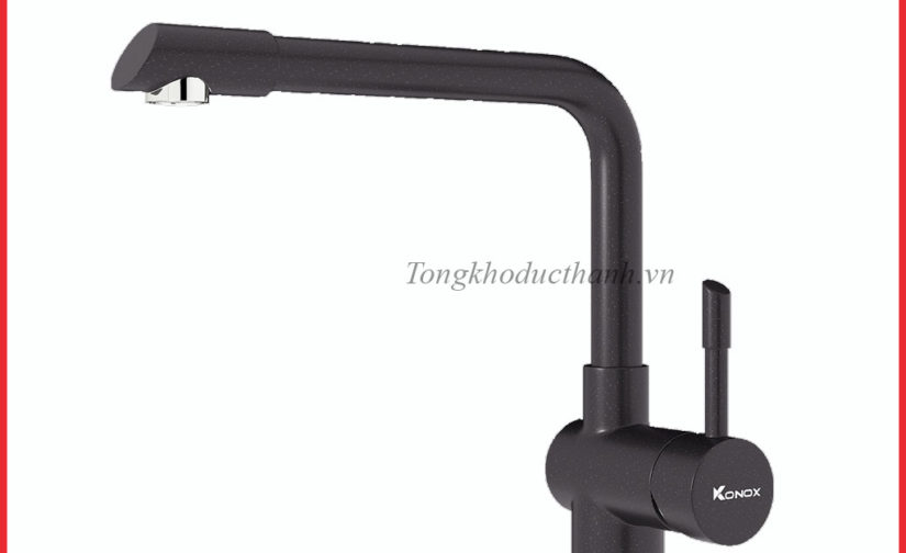 Vòi-rửa-bát-konox-Felix-Black