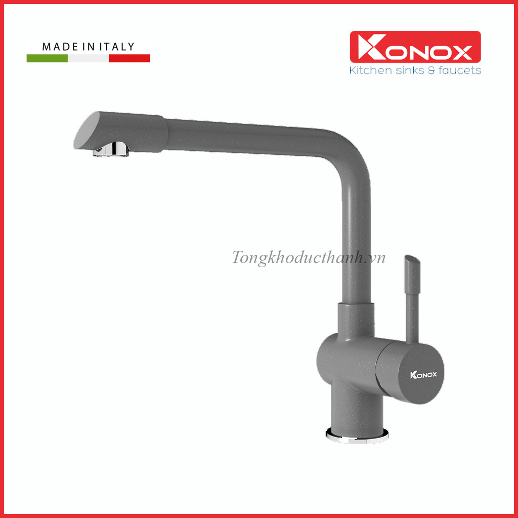 Vòi-rửa-bát-konox-Felix-Grey Vòi-rửa-bát-konox-Felix-Grey