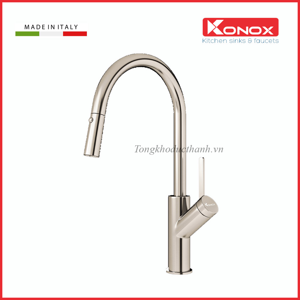 Vòi-rửa-bát-konox-Ponte-Nickel Vòi-rửa-bát-konox-Ponte-Nickel