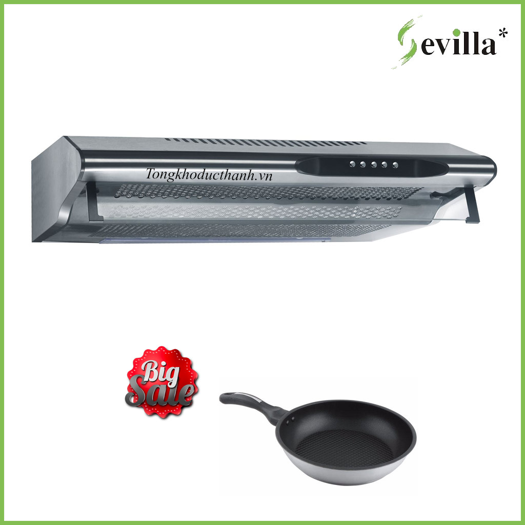 Máy-hút-mùi-Sevilla-SV-70-Inox Máy-hút-mùi-Sevilla-SV-70-Inox