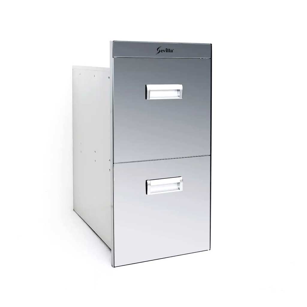 b4 Thùng gạo mặt gương 2 ngăn Sevilla SV-B4 ( 20kg) - Ảnh 1