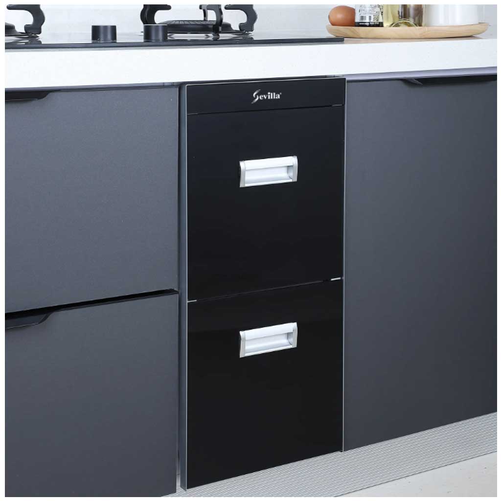 d4 Thùng gạo mặt gương 2 ngăn Sevilla SV-D4 ( 20kg) - Ảnh 1