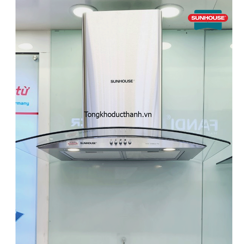 6629 Máy hút mùi Sunhouse SHB 6629-70C ( kèm ống giảm ồn) - Ảnh 1
