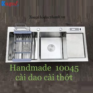 Chậu-rửa-bát-Kagol-K10045-bàn-chờ-cài-dao-thớt