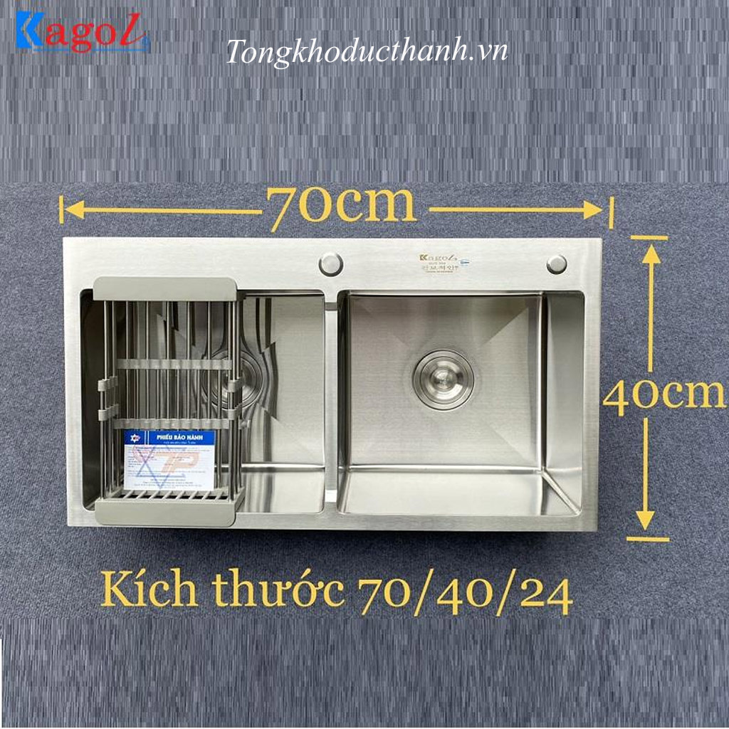 Chậu-rửa-bát-Kagol-K7040-hai-hố-cân Chậu-rửa-bát-Kagol-K7040-hai-hố-cân