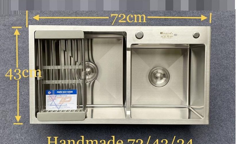 Chậu-rửa-bát-Kagol-K7243-hai-hố-lệch