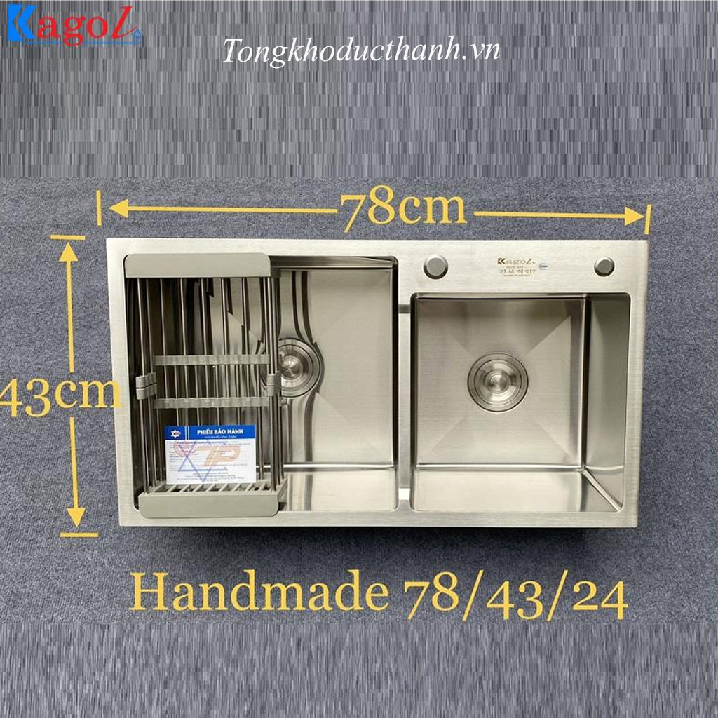 Chậu-rửa-bát-Kagol-K7843-hai-hố-lệch Chậu-rửa-bát-Kagol-K7843-hai-hố-lệch
