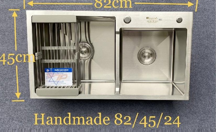 Chậu-rửa-bát-Kagol-K8245-hai-hố-lệch