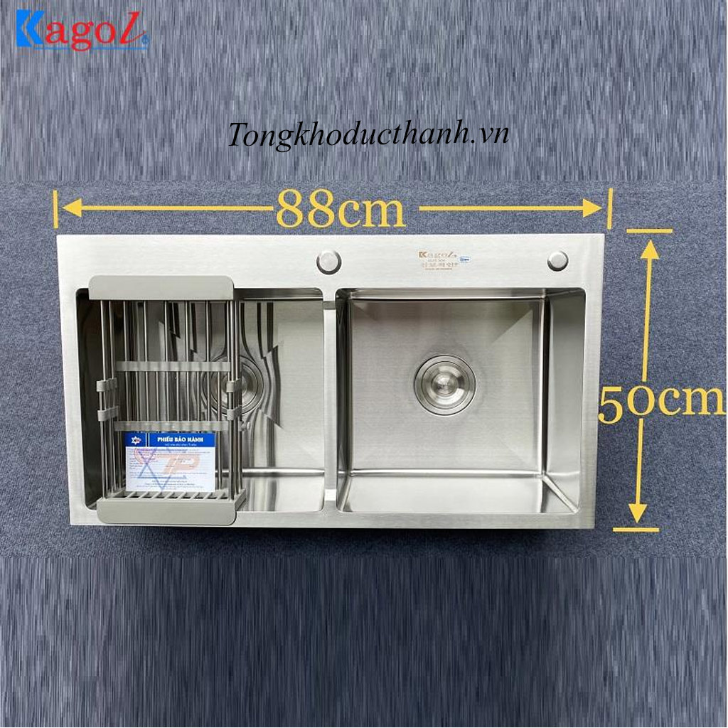 Chậu-rửa-bát-Kagol-K8850-hai-hố-cân Chậu-rửa-bát-Kagol-K8850-hai-hố-cân