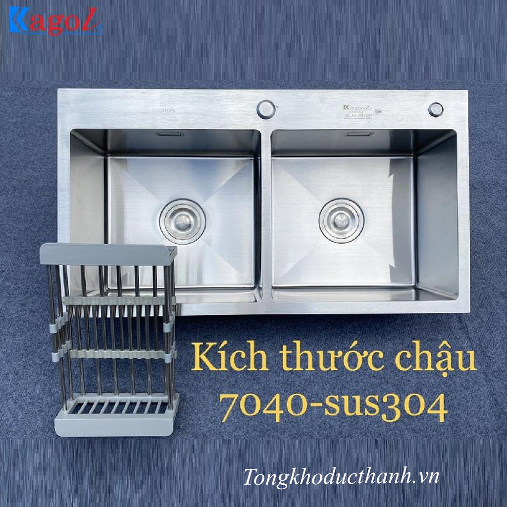 Chậu-rửa-bát-inox-304-Kagol-K7040-304-cân Chậu-rửa-bát-inox-304-Kagol-K7040-304-cân