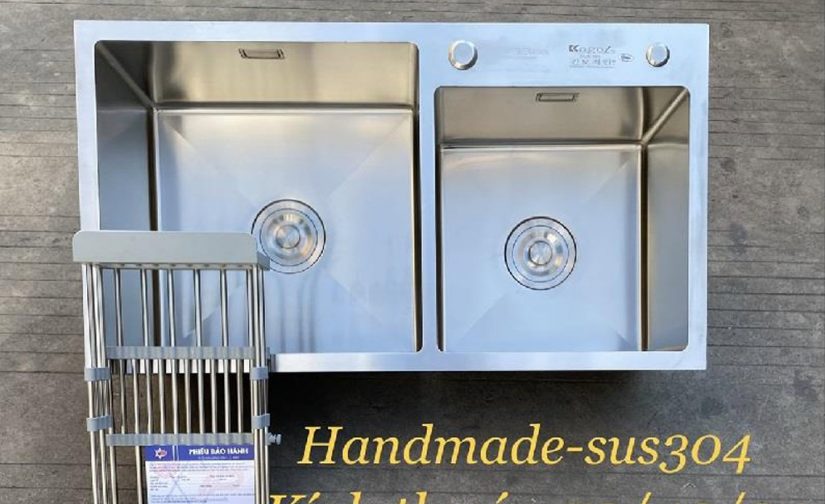 Chậu-rửa-bát-inox-304-Kagol-K7040-304-lệch