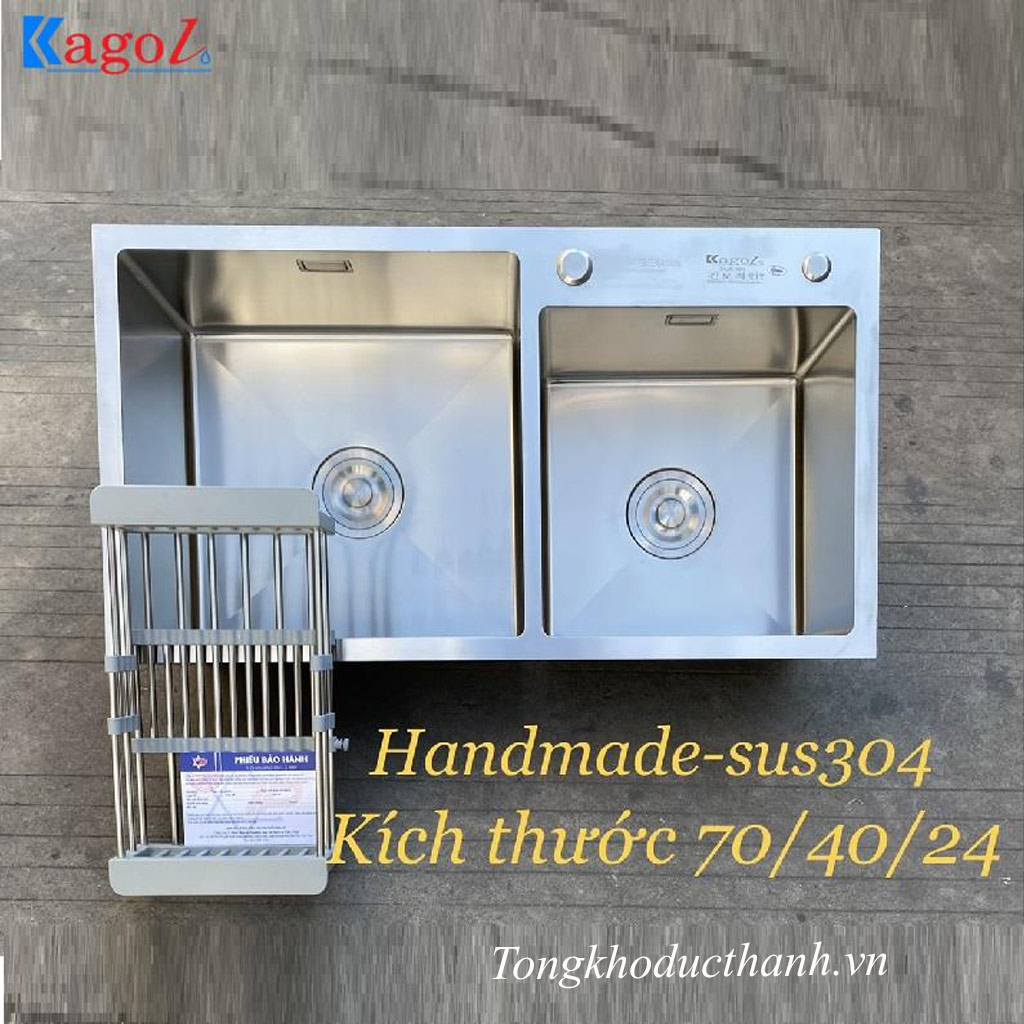 Chậu-rửa-bát-inox-304-Kagol-K7040-304-lệch Chậu-rửa-bát-inox-304-Kagol-K7040-304-lệch