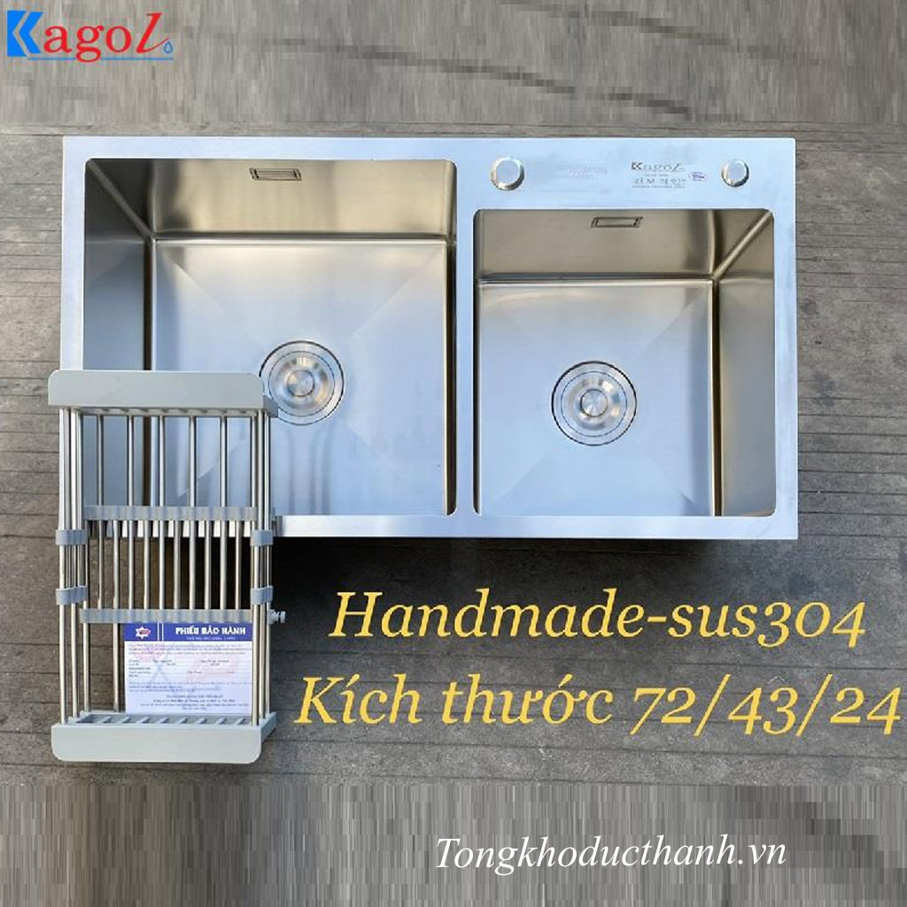 Chậu-rửa-bát-inox-304-Kagol-K7243-304-lệch Chậu-rửa-bát-inox-304-Kagol-K7243-304-lệch
