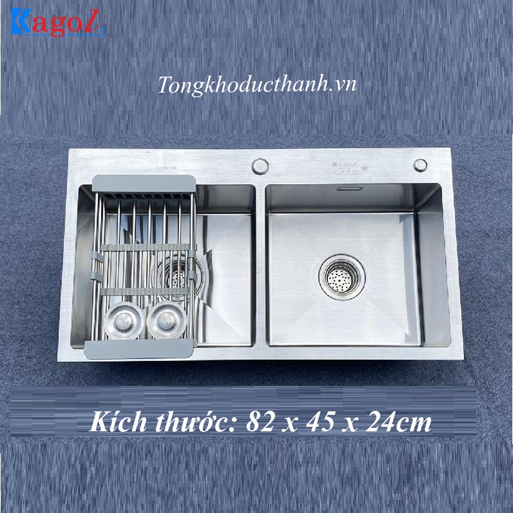 Chậu-rửa-bát-inox-304-Kagol-K8245-304-cân Chậu-rửa-bát-inox-304-Kagol-K8245-304-cân