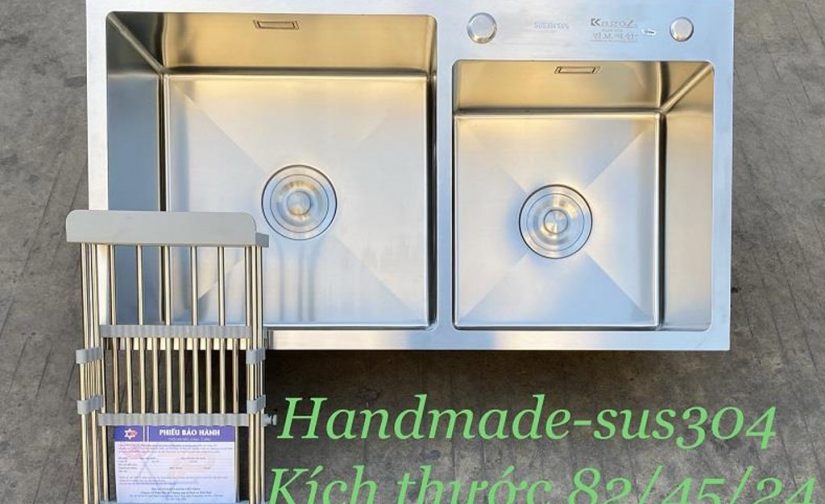 Chậu-rửa-bát-inox-304-Kagol-K8245-304-lệch