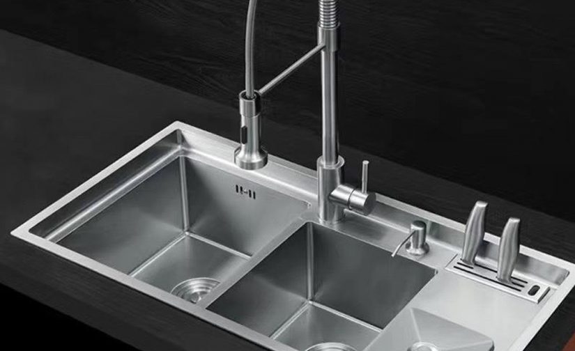 Chậu-rửa-inox-304-Kagol-K10048BT-304-bàn-chờ-có-cài-dao-thớt,-hố-rác